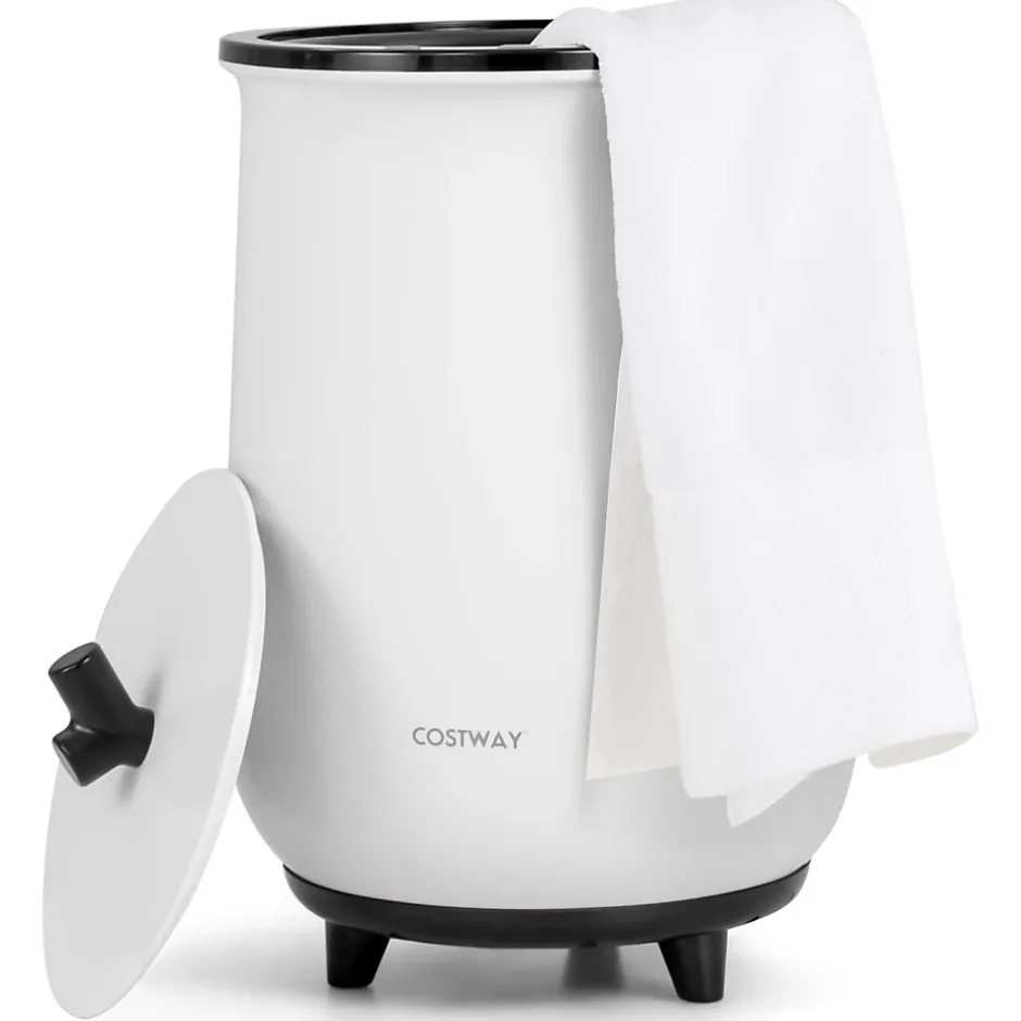 Giantex Chauffe-Serviettes Style Seau 23L, 3 Niveaux Chauffage 60-80Celsius & Minuterie 20-90min, Arrêt Automatique, Noir