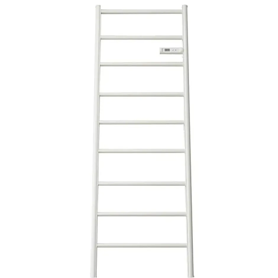 Chemin'Arte Sèche-Serviettes Blanc Design échelle 150cm - 250W - Thermostat électronique - Timer* Sèche-Serviettes Électrique