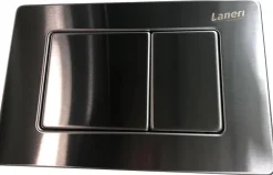 Laneri Châssis de bâti-support pour bidet, châssis réservoir caché complet de plaque de commande Inox pour couple de sanitaires suspendu* Bidet