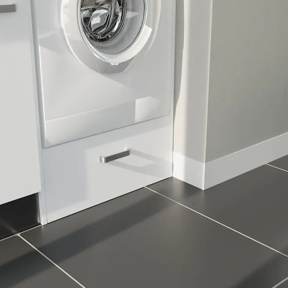 Cuisibane Coffre tiroir pour meuble lave-linge surélevé* Meuble Buanderie