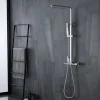 Poalgi Colonne bain douche mécanique avec barre extensible SKY BATH chromé série JOY* Colonne De Douche Mécanique