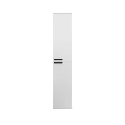 Aurlane Colonne Blanche 30x30x150 cm - Bois MDF Blanc Brillant - BOX-IN* Colonne De Salle De Bains