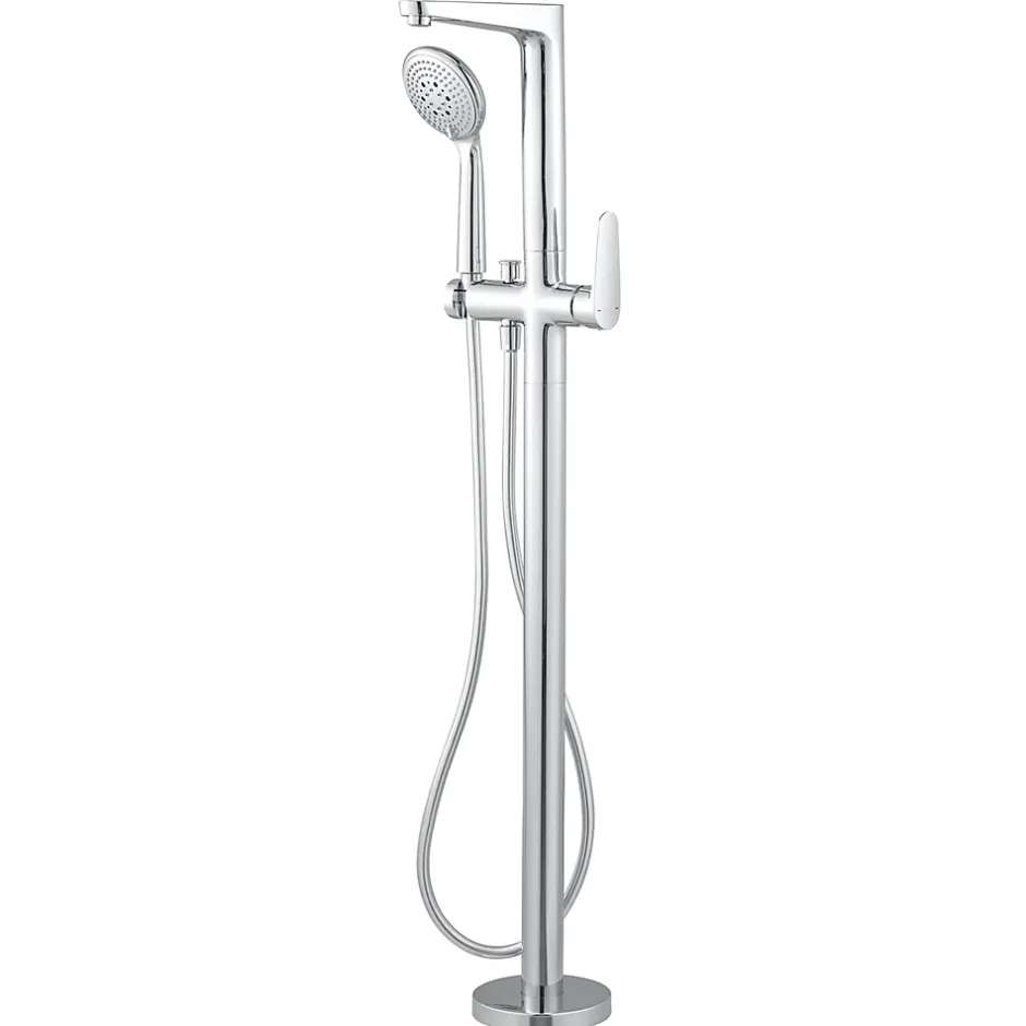 GoodHome Colonne de baignoire ilot Cavally* Robinet De Baignoire