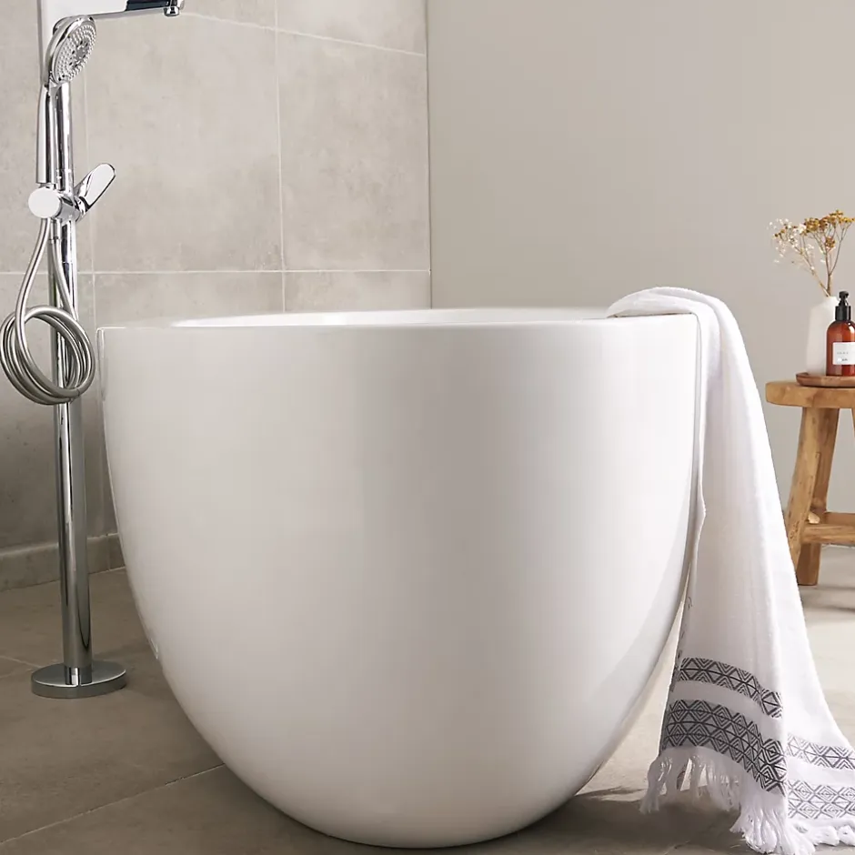 GoodHome Colonne de baignoire ilot Cavally* Robinet De Baignoire