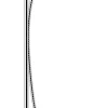 Hansgrohe Colonne de bain/douche thermostatique avec pommeau + douchette 2 jets + flexible + barre réglable, chrome, Vernis Shape* Colonne De Baignoire