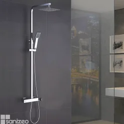 Imex Colonne de Douche Anti-Calcaire Chrome FIYI BDF016* Colonne De Douche Mécanique