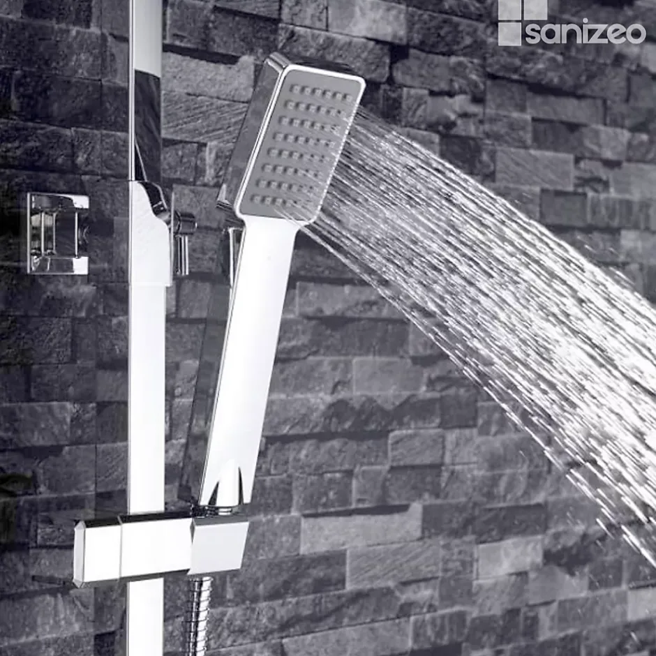 Imex Colonne de Douche Anti-Calcaire Chrome FIYI BDF016* Colonne De Douche Mécanique