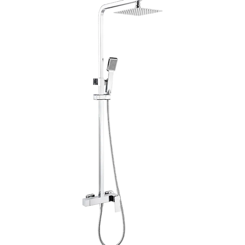 Imex Colonne de Douche Anti-Calcaire Chrome FIYI BDF016* Colonne De Douche Mécanique