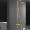 Imex Colonne de Douche Anti-Calcaire Or Brossé DELOS BDD055/OC