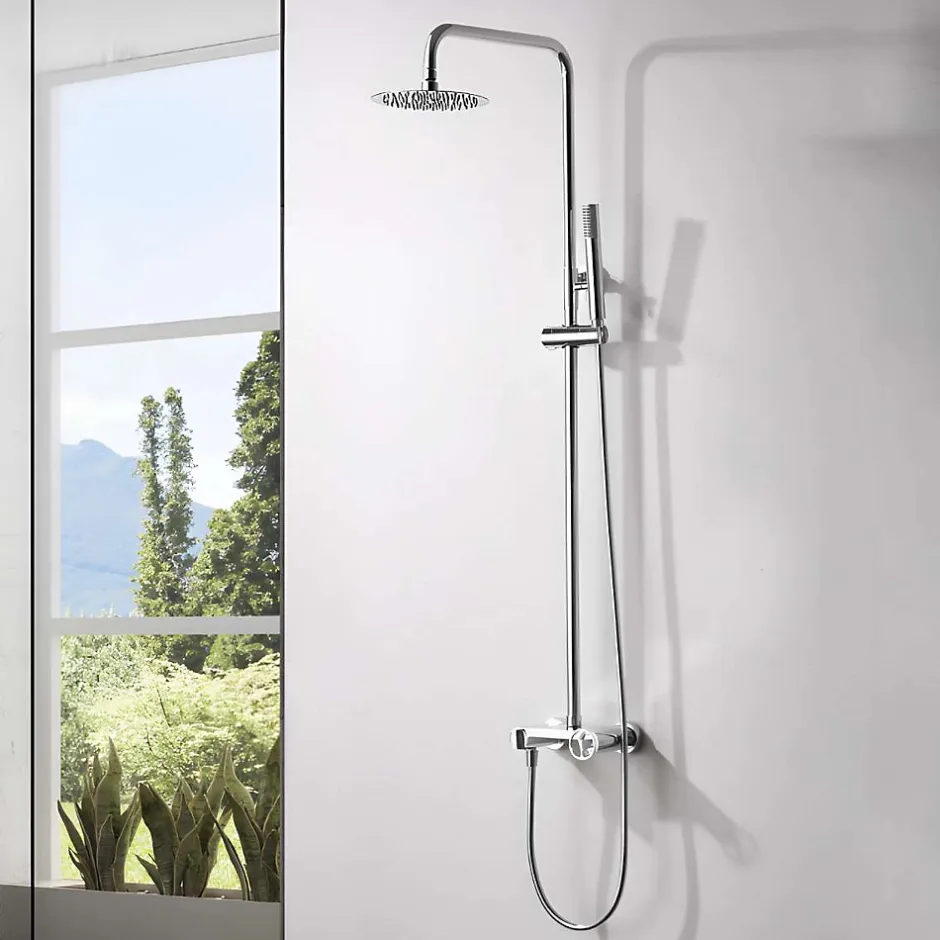 Imex Colonne de Douche Anti-Calcaire Chrome OLIMPO BDC033