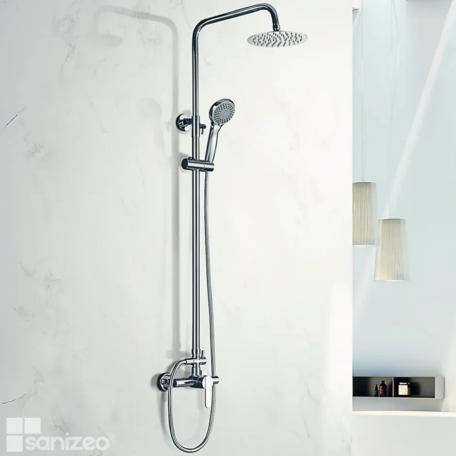 Imex Colonne de Douche Anti-Calcaire Chrome ROMA BDR001