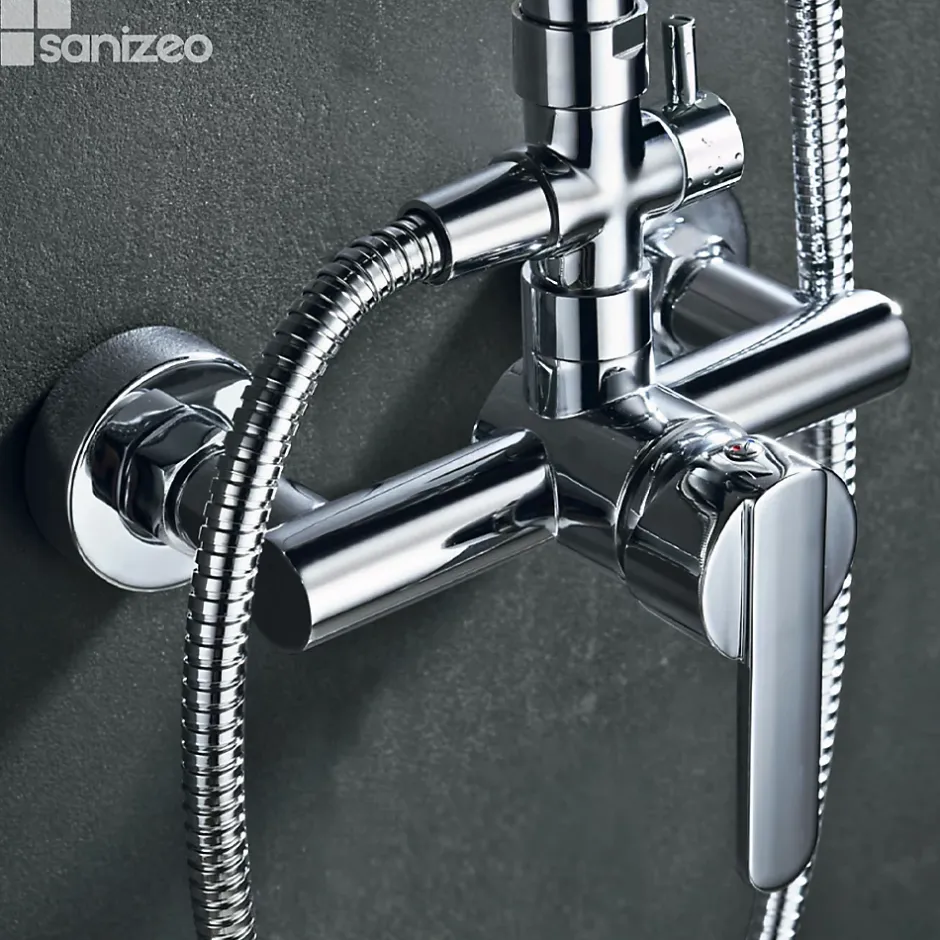 Imex Colonne de Douche Anti-Calcaire Chrome ROMA BDR001