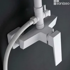 Imex Colonne de Douche Anti-Calcaire Blanc Mat ART BDAR025/BL