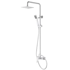 Imex Colonne de Douche Anti-Calcaire Blanc Mat ART BDAR025/BL
