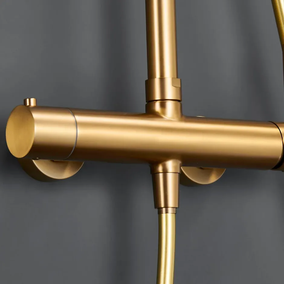 Imex Colonne de Douche Anti-Calcaire Or Brossé MONZA BDM039/OC
