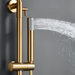 Imex Colonne de Douche Anti-Calcaire Or Brossé MONZA BDM039/OC