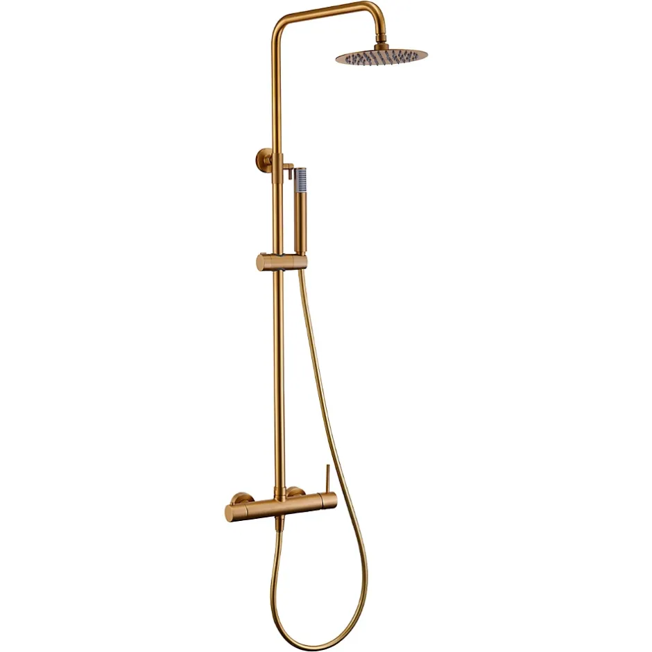 Imex Colonne de Douche Anti-Calcaire Or Brossé MONZA BDM039/OC