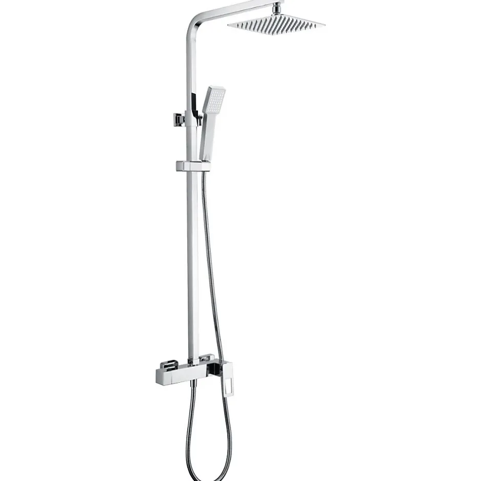 Imex Colonne de Douche Anti-Calcaire Chrome SUECIA BDC032
