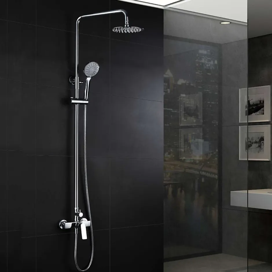 Imex Colonne de Douche Anti-Calcaire Chrome LUXOR BDX023