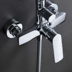 Imex Colonne de Douche Anti-Calcaire Chrome LUXOR BDX023
