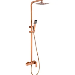 Imex Colonne de Douche Anti-Calcaire Or Rose Cuivré PISA BDP048/ORC* Colonne De Douche Mécanique