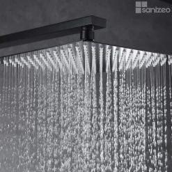 Imex Colonne de Douche Anti-Calcaire Noir Mat SUECIA BDC032/NG* Colonne De Douche Mécanique