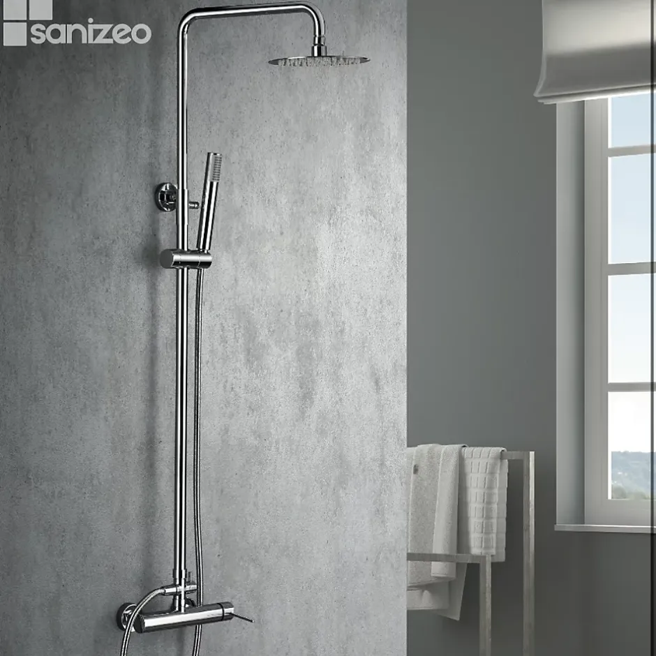 Imex Colonne de Douche Anti-Calcaire Chrome MILOS STICK BDYS045