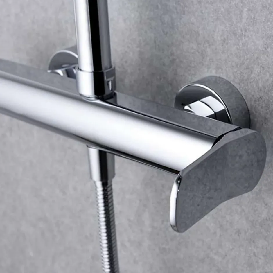 Imex Colonne de Douche Anti-Calcaire Chrome DINAMARCA BDR031* Colonne De Douche Mécanique
