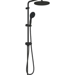 Grohe Colonne de douche avec inverseur manuel - Economie d'eau - Vitalio Start System 250 - Noir Mat - 266802431* Colonne De Douche Thermostatique