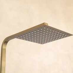 Lomazoo Colonne de douche avec mitigeur thermostatique Estrella doré* Colonne De Douche Thermostatique