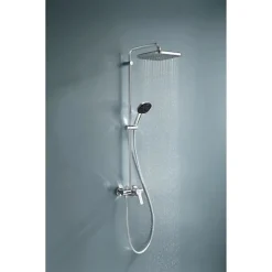 Grohe Colonne de douche avec mitigeur monocommande - Economie d'eau - Vitalio Comfort 250 - Chromé - 26985001