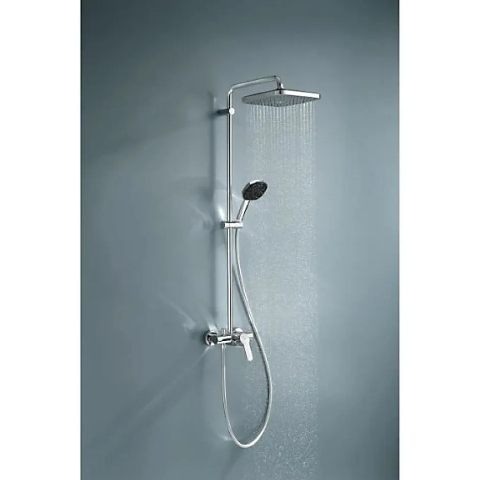 Grohe Colonne de douche avec mitigeur monocommande - Economie d'eau - Vitalio Comfort 250 - Chromé - 26985001