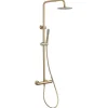 Lomazoo Colonne de douche avec mitigeur thermostatique Orléan doré