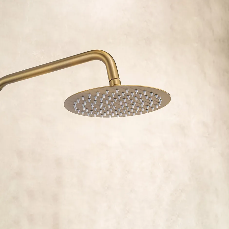 Lomazoo Colonne de douche avec mitigeur thermostatique Orléan doré