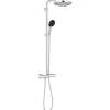 Grohe Colonne de douche avec mitigeur thermostatique - Economie d'eau - Vitalio Start System 250 - Chromé - 26677001* Colonne De Douche Thermostatique