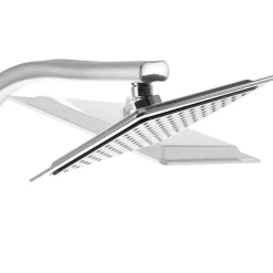 Tectake Colonne de douche avec porte savon aspect Chrome gris* Colonne De Douche Encastrable