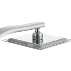 Tectake Colonne de douche avec porte savon aspect Chrome gris* Colonne De Douche Encastrable