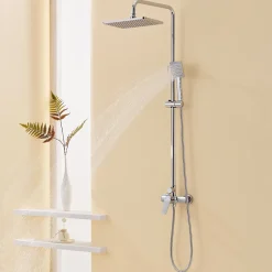 Auralum Max Colonne de Douche avec Robinetterie , Ensemble de Douche avec pommeau + douchette + flexible