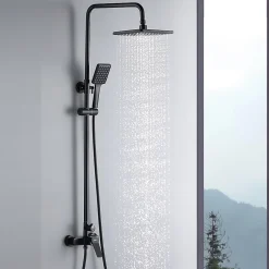 Auralum Max Colonne de Douche avec Robinetterie , Ensemble de Douche avec pommeau + douchette + flexible* Colonne De Douche Mécanique