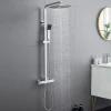 Auralum Max Colonne de Douche avec Robinetterie Thermostatique Ensemble de Douche avec Tête de Douche de 10 pouces