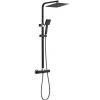 Auralum Max Colonne de Douche avec Robinetterie Thermostatique, Ensemble de Douche avec pommeau + douchette + flexible* Colonne De Douche Thermostatique