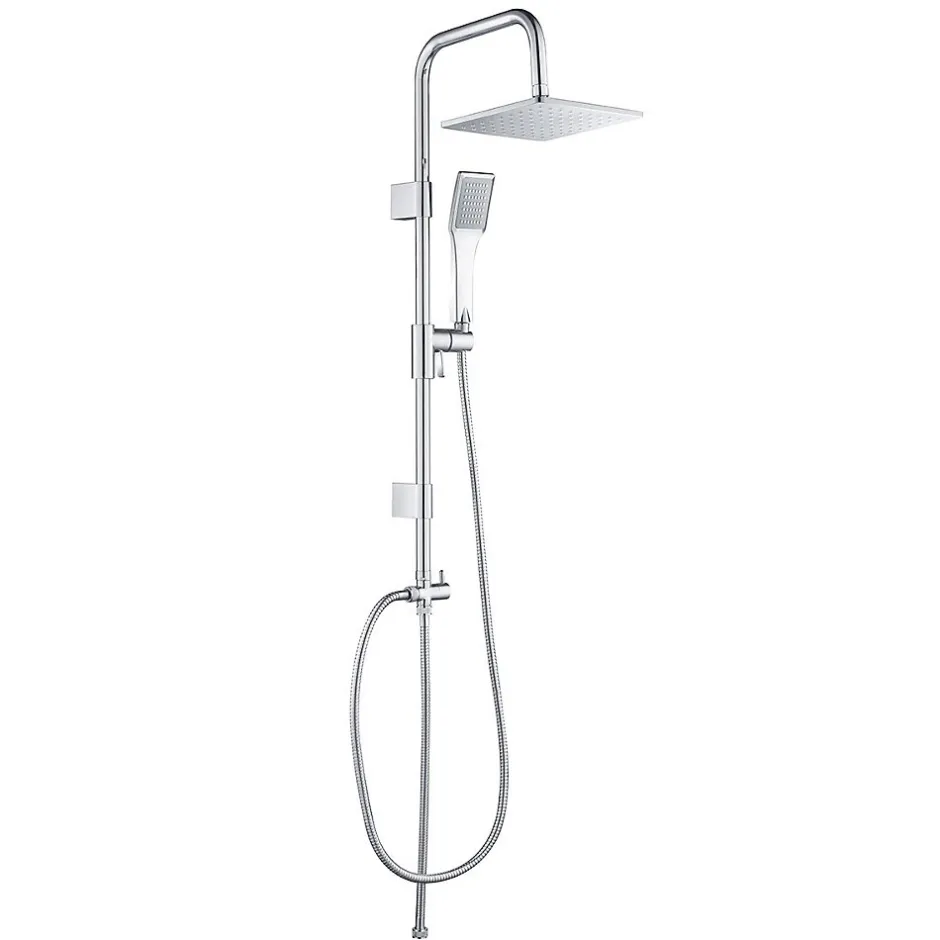 Bain-Bain Colonne de douche Carree Chrome KARY -