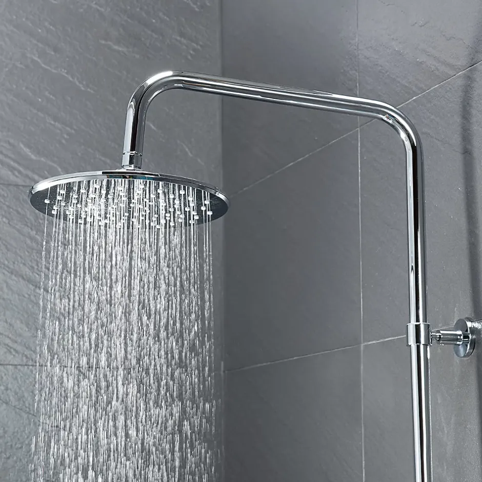 Bain-Bain Colonne de douche Chrome Avec Tablette KIRA -