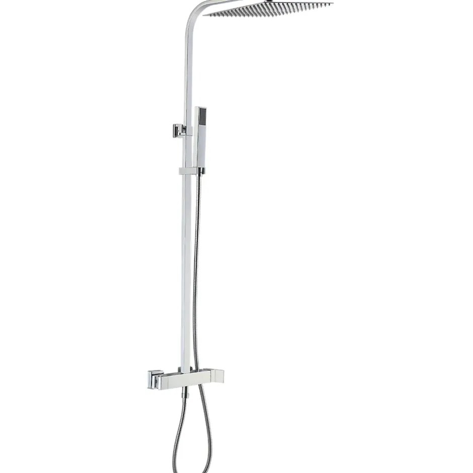 Essebagno Colonne de douche chromée avec mitigeur mécanique Kiara* Colonne De Douche Mécanique