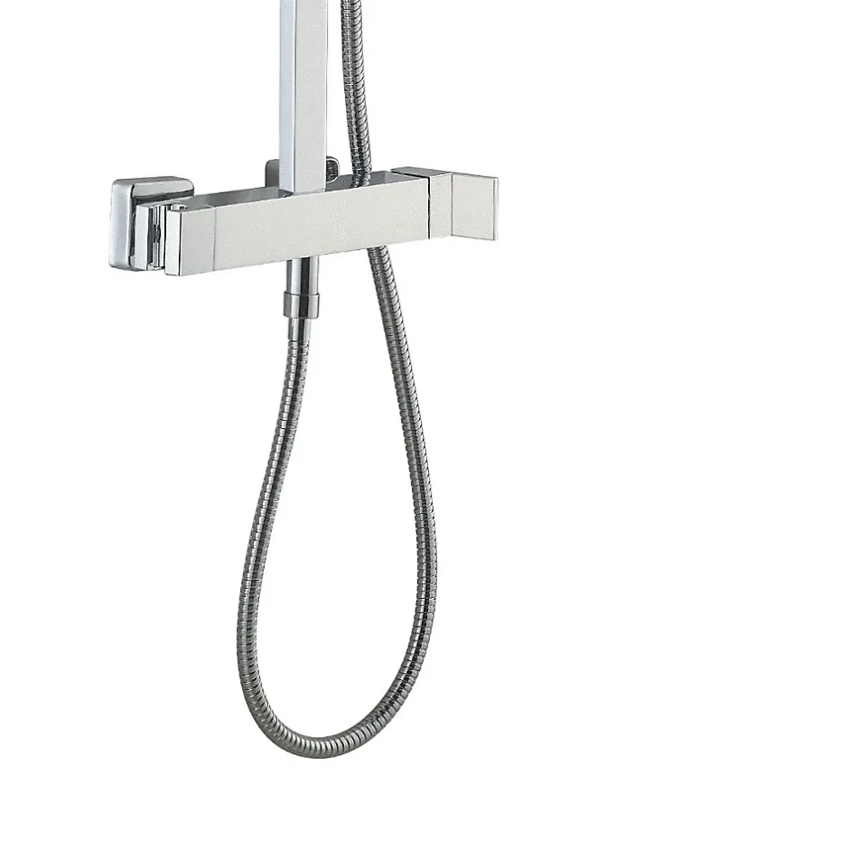Essebagno Colonne de douche chromée avec mitigeur mécanique Kiara* Colonne De Douche Mécanique