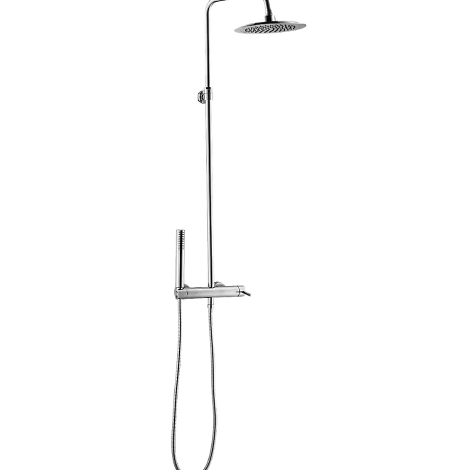 Essebagno Colonne de douche chromée avec mitigeur mécanique Luisa
