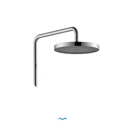 Dileci Colonne de douche couleur chrome -