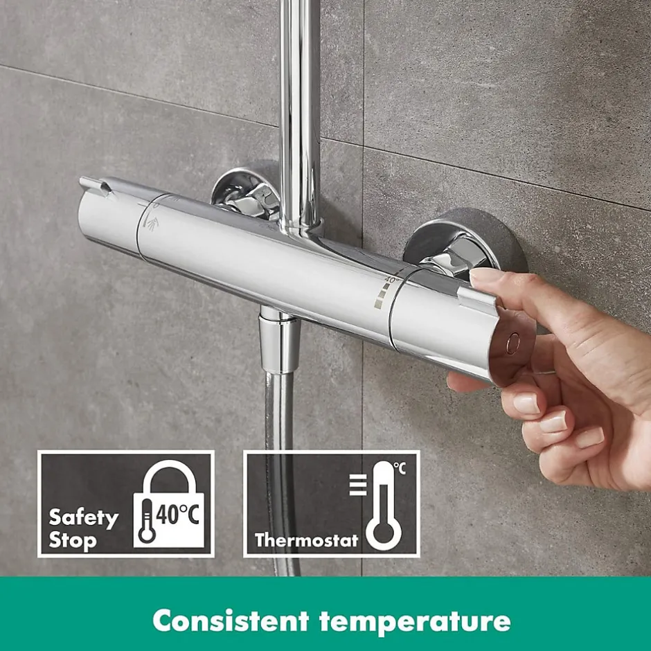 Hansgrohe Colonne de douche Crometta E 240 chromé 27271000