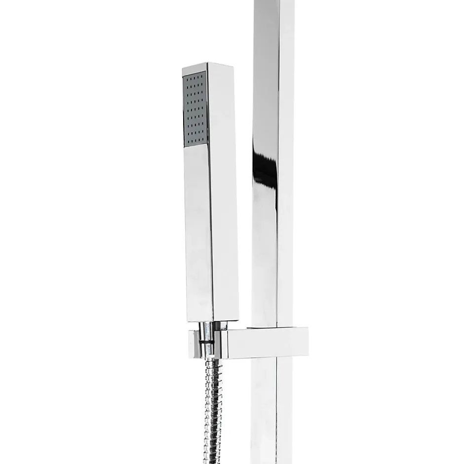 Autres Colonne de douche design carre Robinet Mitigeur thermostatique chrome* Colonne De Douche Thermostatique