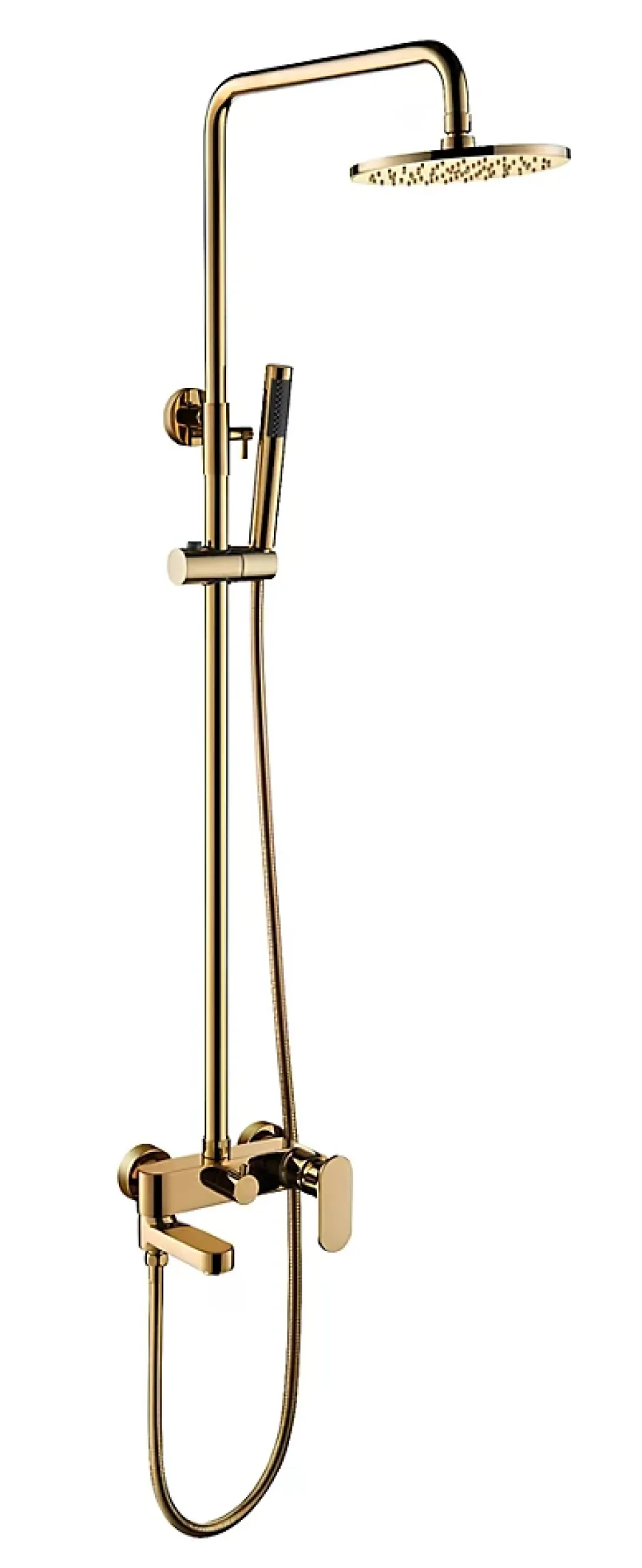 Hudor Colonne de douche dorée SC008 collection Scamandre